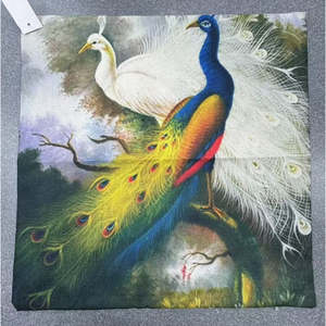 Home Living Gifts: Cushion Cover Peacocks