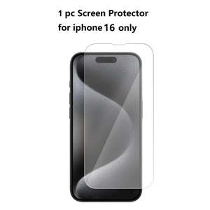 Tempered Glass Screen Protector for iPhone 16