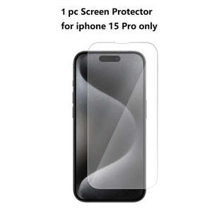 Tempered Glass Screen Protector for iPhone 15 Pro