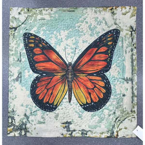 Cushion Covers: Cushion Cover Butterfly / Orange