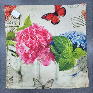 Cushion Cover Butterfly / Stamp
