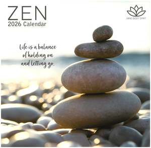 2026 Wall Calendar - Zen