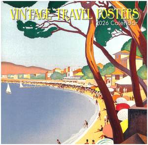 2026 Wall Calendar - Vintage Travel Posters