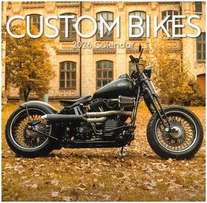 2026 Wall Calendar - Custom Bikes