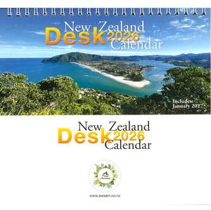 2026 Calendar New Zealand Desk Calendar