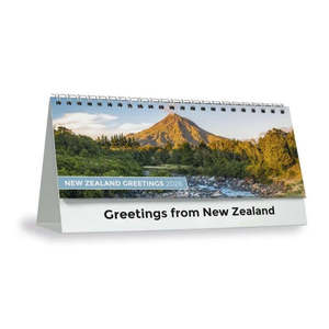 2026 New Zealand Desk Calendar Greeting From New Zealand