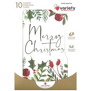 Xmas Boxed Cards - 10 Cards/Pack