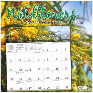 2026 Magnetic Calendars: 2026 Magnetic Wall Calendar - Wildflower