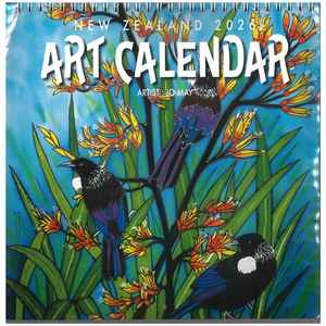 2026 Wall Calendar New Zealand Art Calendar / Spiral Bound
