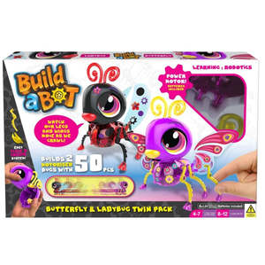 Butterfly & Ladybug Twin Pack - Build a Bot