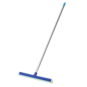 Products: 55CM PROFI HACCP Double Bladed - ACME THREAD Floor Squeegee Complete Alloy Handle - Blue - ET898BCA Brownbrush