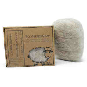 Eco Felted Soap: Colloidal Oatmeal & Marlborough Sea Salt Eco Felted Soap