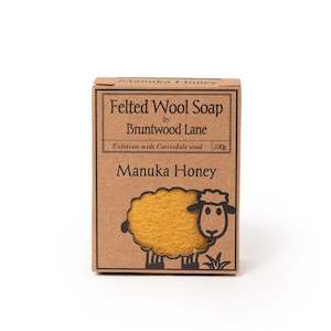 Felted Soap: Manuka Honey