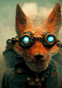 Mint By Michelle: Decoupage Paper - Future Fox