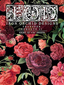 REDOUTE II IOD TRANSFER PAD - EIGHT 12X16" SHEETS