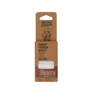 Paint Accessories: Two Fussy Blokes, Microfibre Smooth, Super Mini Paint Rollers - 10mm nap, 50mm length - 4 pack