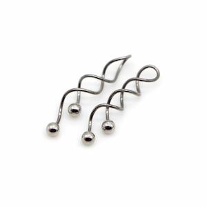 Earrings: Silver Spiral Earring
