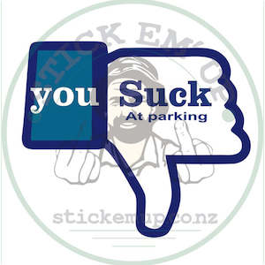 Sticker Packs: You Suck At Parking Vinyl Sticker