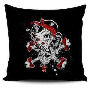 Pillow Covers: Brutal Betty Bones Pillow Cover