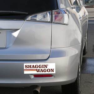 Bumper Stickers: Shaggin' Wagon Bumper Sticker