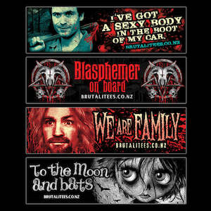 Brutalitees Bumper Stickers