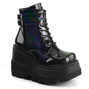 Platforms 1: Shaker-52 Platform Wedge Boots