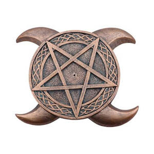 Nemesis Now: Triple Moon Pentacle Incense Burner