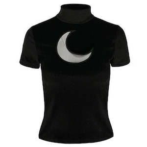 Restyle: Velvet Crescent Moon Top