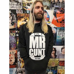 Winter Wear: Mr Cunt Men's Hoodie