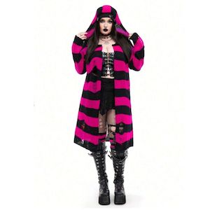 Winter Wear: Chaos Candy Cardigan - Plus Size