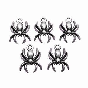 Silver Spider Charms