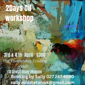 Min Kim: Oil workshop "Bird"