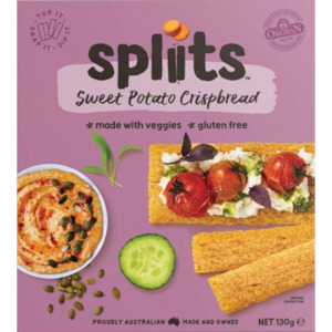 New: Spliits Sweet Potato Crispbread 130g
