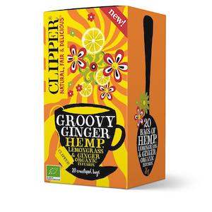 Clipper Groovy Hemp Lemongrass & Ginger Tea - 20 Bags