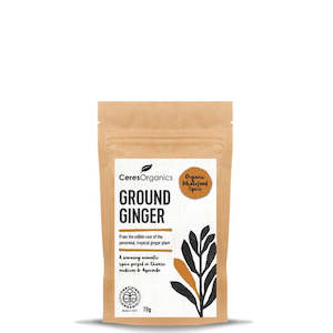 Herbs Spices: Ceres Organics Ground Ginger 70g