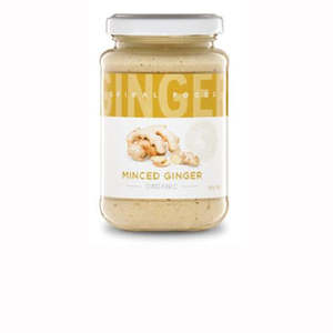 Herbs Spices: Spiral Foods Minced Ginger 210g