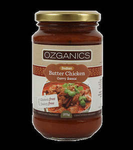 Sauces Chutneys Dressings: Ozganics Indian Butter Chicken Curry Sauce 500g