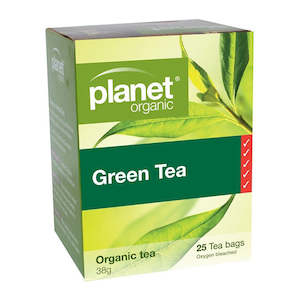 Beverages: Planet Organic Green Tea - 25 Bags