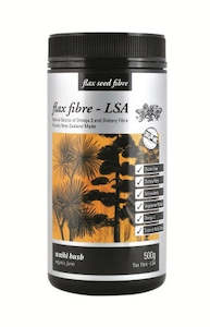 Health Supplements: Waihi Bush Flax Fibre Linseed Sunflower and Almond 500g