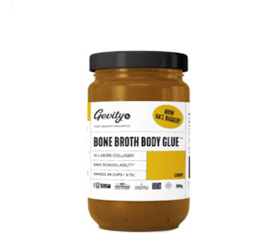 Health Supplements: Gevity Bone Broth Concentrate 390g - Curry