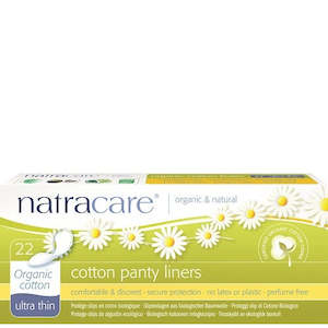 Personal Care: Natracare Cotton Panty Liners Ultra Thin 22s