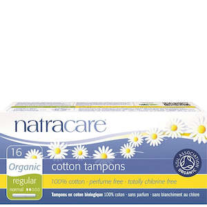 Womens: Natracare Applicator Tampons Regular 16s