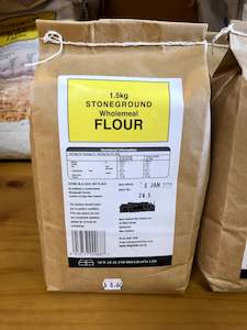 Flour: Biological Wholemeal Stone Ground Flour 1.5kg