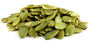 Dried Fruit Nuts Seeds: Pumpkin Seeds (China)- Organic Pre Packed 1kg