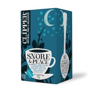 Beverages: Clipper Tea Snore & Peace - 20 bags