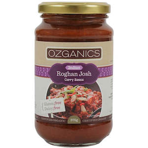 Sauces Chutneys Dressings: Ozganics Indian Rogan Josh Simmer Sauce 500g