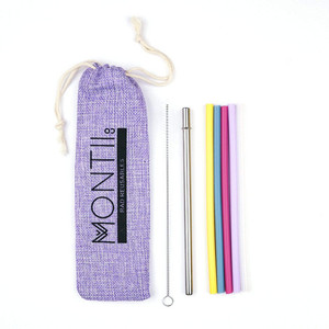 Products: Montii Reusable Mini Straw Set - Mellow