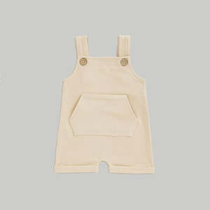 Sleeveless Overalls - Cream