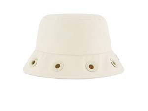 Kids Bucket Hat – Beige (charm ready)
