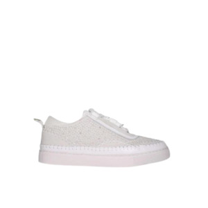 Sneakers 1: Stitched Band Petite Pearl - White Neutral